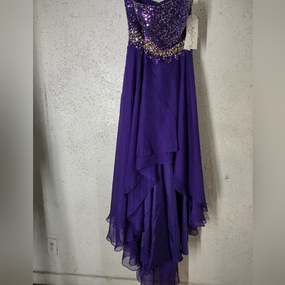 Beautiful formal  Fabuluxe purple dress - Picture 2 of 9